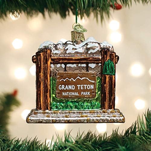 Old World Christmas Grand Teton National Park Glass Blown Ornaments for Christmas Tree - Image 2