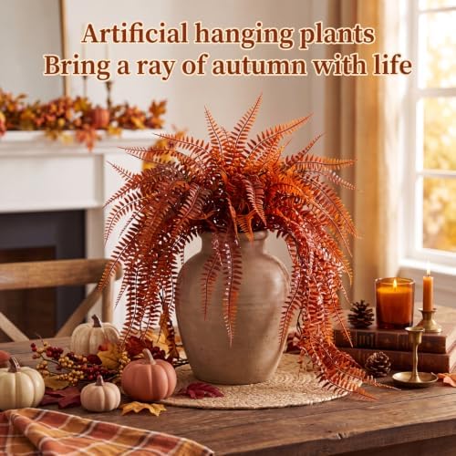 Daifunli 8 Pcs Artificial Fall Hanging Plants - Image 4