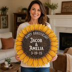 Personalized Family Name Sign, Custom Faux Carved Wood Sunflower Wall Decor, "Let the Sunshine In" Plaque, Flat MDF Board with Realistic 3D Floral Print (Not Real Wood), Country Farmhouse Art - Image 5