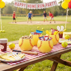 LemonRoad 4 Pcs Softball Centerpieces for Table, 7.09 x 7.09 x 5.71 Inches - Image 6