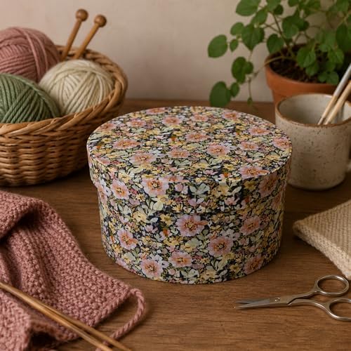 Sarah's Hat Boxes – Floral Decorative Gift Box | Elegant Reusable Storage Boxes for Gifts, Keepsakes, Jewelry, or Special Items | Unique Printed Design - Image 5