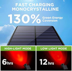 InnoGear 2 Solar Lights Outdoor for Halloween Christmas Xmas, Red & Green - Image 6