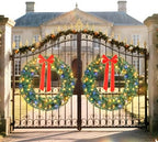 VINGLI 60 Inch Christmas Wreath Dual Color Fence, Party Decor, Plug-in LED - Image 2