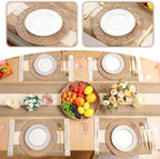 Boho Table Runner and Placemats Set, 6 Sets, Khaki B, 12x72 - Image 6