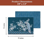 Maison d' Hermine Placemats Set of 4 Reusable 100% Combed Cotton (13"x19") - Image 5