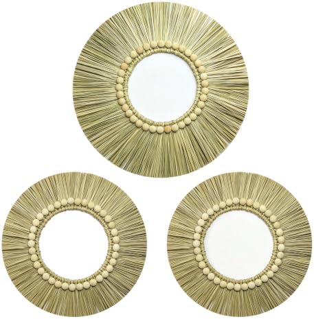 Qian Qian You Handmade Wall Basket Set,3-Piece Seagrass Decor Basket by QianQianYou
