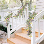 5.9FT Artificial Flowers Garland Silk Spring Summer Garland for Mantle - Image 3