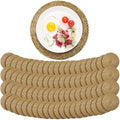 Colingmill 80 Sets 15 Inch Round Woven Placemats Bulk Farmhouse Boho by Colingmill