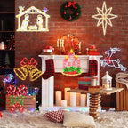 TRWYMZ 16" Christmas Window Silhouette Lights Decorations - Image 6
