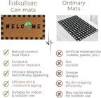 Folkulture Summer Door Mat Outdoor 16 x 28 – Front Door Mat for Outside Entrance, Heavy Duty Backing, Eco-Friendly, Durable Anti-Slip & Weather Resistant Dirt Trapping Doormat, Outdoor Home Decor - Image 7