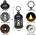 12-Pack Mini Lanterns, Small Candle Lanterns Decorative, Black Tea Light Lantern, Ramadan Eid Decor, Table Centerpiece for Wedding Halloween Christmas, Easter Decorations, Battery Included - Image 6