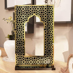 iwa concept Islamic Mihrab Acrylic Tabletop Decor - Arabic Calligraphy Mirror Effect Shelf Art - Modern Ramadan & Eid Home Decoration - Elegant Muslim Gift for Desk & Bookshel - Image 6