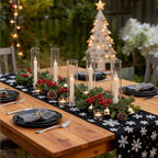 30 Pack Glass Hurricane Candle Holders 12.6" Open Ended Candlestick Tubes - Image 5