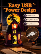 Halloween Haunted House Decorative Light USB Powered LED Tabletop Lamp - Image 2