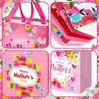 Wesnoy 48 Pcs Mother's Day Tote Gift Bags with Handle Bulk - Image 3
