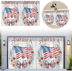 American 250th Birthday Garage Door Cover Decorations, 4th of July Photograph Backdrop America USA Banner 250th Anniversary Garage Door for Independence Day Patriotic Party Outdoor Decor Banners (C) - Image 4