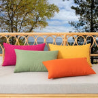 Kevin Textile Outdoor Waterproof 26”x26” Pillow Covers 2 Pack, Sage Green - Image 6