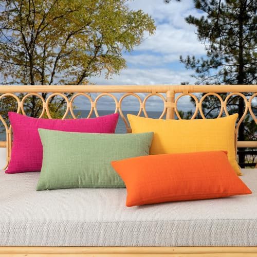 Kevin Textile Outdoor Waterproof 26”x26” Pillow Covers 2 Pack, Sage Green - Image 6