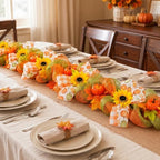 Sunflower Garland for Mantel, Fall Garland for Fireplace Home Decor - Image 4