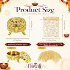 Yexiya 48 Pack Golden Indian Return Gift Boxes for Diwali Pooja, Elegant - Image 2