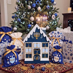 RattanView Plastic Hanukkah House Advent Calendar Countdown Holiday Gift - Image 6
