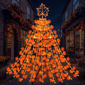 Huquary Fall Maple Leaves 10.7ft Waterfall String Lights LED by Huquary