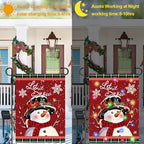 Lighted Seasonal Garden Flags Set of 12, Double Sided -12 x 18 Inch - Image 2