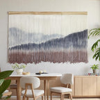 AKSWSHO Large Dip-Dye Macrame Wall Hanging Tapestry 59"x38" Boho Decor - Image 4