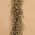60" Pip Berry Garland - Artificial Spring and Summer Decorative Garland with Pink Purple Green Cream Berries, Perfect for Front Door, Mantel, Centerpiece and Table Display Seasonal Décor - Image 2