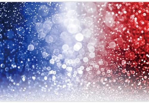 10x6.5ft Independence Day Backdrop 4Th of July American Flag Decorations Background 4Th of July Backdrops for Photography Veterans Day Memorial Day Cake Table Banner Photo Booth - Image 2