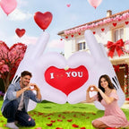 COMIN 6.2FT Valentine's Day Inflatables Heart Hands Yard LEDs Decor - Image 5