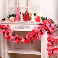 70 Valentines Garland Valentine's Day Decorations Fabric Heart Garland Red Pink Valentines Banner for Mantle Table Centerpieces Fireplace Wall Anniversary Home Indoor Outdoor by Yuefunny