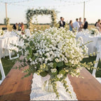 Mixed Eucalyptus Leaves Stems Bulk Artificial Silver Dollar Leaves Picks Dried Eucalyptus Bundle Faux Spray for Wedding Vase Bouquet Decor (120, Green/White) - Image 6