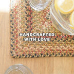 Homespice Kingston Jute Braided Table Mats, Rect 10x15 Set of 4 - Image 4