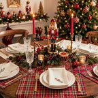 SmoothNovelty 6 Pcs Christmas Nutcracker Cloth Napkins Embroidery Linen - Image 5