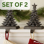 Park Designs Christmas Tree Stocking Hanger Set of 2 - Image 4