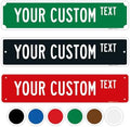 Custom Street Sign, Personalized Novelty Road, Green Border, Christmas by SigoSigns