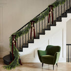 N&T NIETING 6FT Christmas Norfolk Pine Garland Real Touch Pine Artificial Faux Greenery Garlands Winter Christmas Garland for Table Mantle Fireplace Holiday Indoor Outdoor Xmas Decorations (1 Pcs) - Image 5
