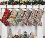 LUBOT Kilim Christmas Stockings Set of 6 Large Family Xmas Stocking 20" Handmade Boho Rustic Country Vintage Woven Stocking Fireplace Hanging Decor 6 Pack by LUBOT