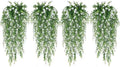 WEISPARK Artificial Hanging Flowers, 12pcs Fake Eucalyptus Vine Faux Flower Greenery Garland Plastic Plants for Indoor Outdoor Wall Garden Wedding Home Party Decor (12pcs White) by WEISPARK