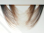 Jakalin Macrame Wall Hanging Large Ombre Dip-Dyed Fiber Art 59" Wx35 L - Image 5