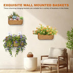 Kitchen Produce Basket, Wicker Style Hanging Baskets - Image 5
