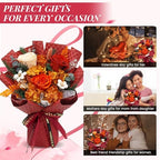 VTJMB Flowers for Delivery Prime, Preserved Flower Bouquet with Box, Birthday Dried Flowers Gift for Women, Mothers Day Gifts for Mom, Wife, Grandma, Friends - Image 3