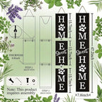 Home Sweet Home Sign, Welcome Porch Decor Front Door Outdoor Wooden Board - Image 7
