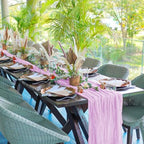 24 Pack Lavender 10Ft Cheesecloth Table Runner - Image 6