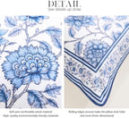 ISAENNE Designer Velvet Throw Pillow Cover,Set of 2,18"x18"-BlueWilow - Image 6