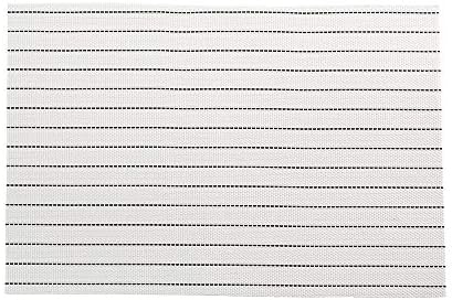 Restaurantware White Vinyl Woven Placemat, 16 x 12 in, 6 Pack - Image 2