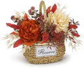 Fall Centerpieces for Tables Fall Floral Peonies Artificial Flowers in Vase by Oairse