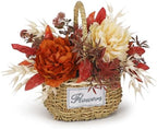 Fall Centerpieces for Tables Fall Floral Peonies Artificial Flowers in Vase by Oairse