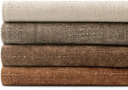 MIULEE Pack of 4 Fall Decorative Throw Pillow Covers 20x20 Inch Chenille Textured Throw Pillows Boho Farmhouse Cushion Covers Vintage Home Decor for Couch Sofa Bed Living Room，Beige Taupe Brown - Image 7